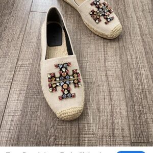 Tory Burch Multicolor Embellished Espadrilles